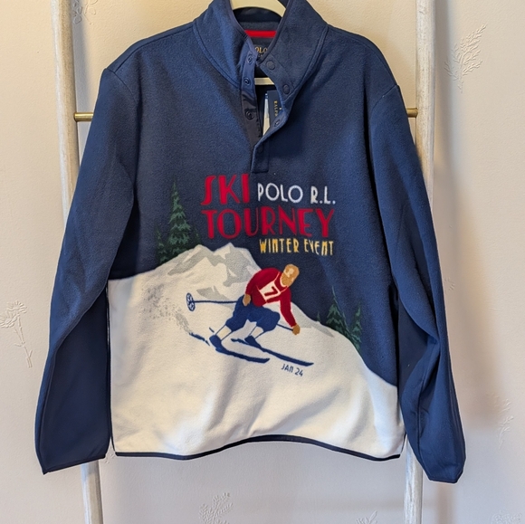 NEW Polo Ralph Lauren Bear Olympic 2026 Limited Edition Fleece Pullover - Picture 4 of 6